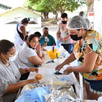 122628 Dia da Mulher é celebrado com apresentações e prestação de serviço no Recinto