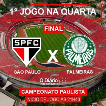 123493 Rádio O Diário Independente FM transmite final do Paulistão