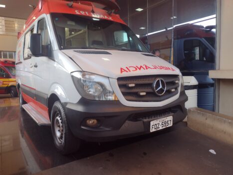Equipe do SAMU prestou atendimento as vítimas SAMU