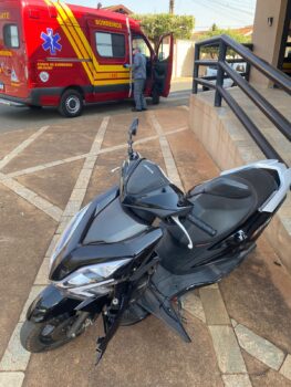Vítima estava numa moto quando ocorreu o acidente acidente
