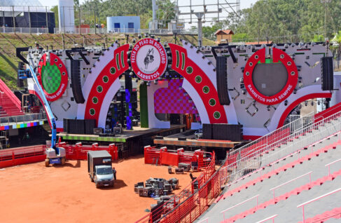 Estádio do Parque é preparado para a Festa que começa amanhã Festa começa amanhã com expectativa de grande público