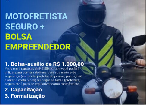 Iniciativa do governo paulista ajuda profissionais da área <strong>Bolsa-auxílio</strong><strong> para qualificar motofretistas em todo o Estado</strong>